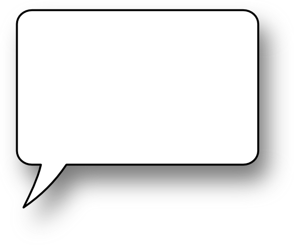 Square Speech Bubble Clip Art