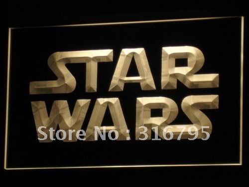 Star Wars Man Cave Neon Lights