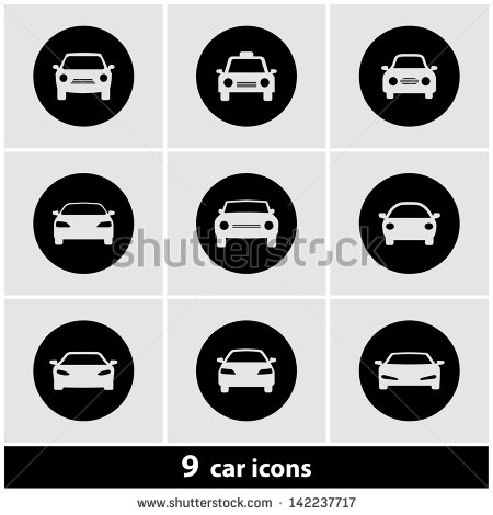 Stock Car Vector Icon