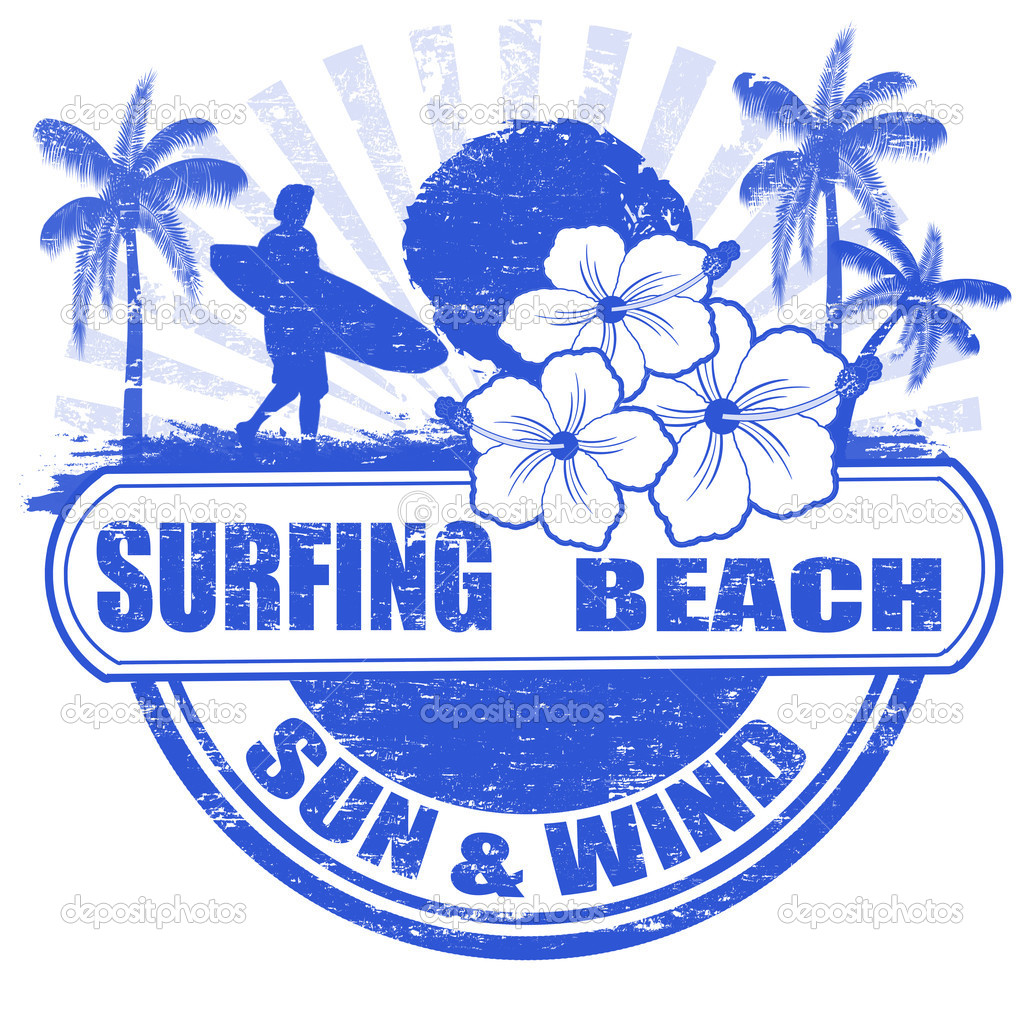 Surfer Hibiscus Flower Vector Surfer Hibiscus Flower Vector