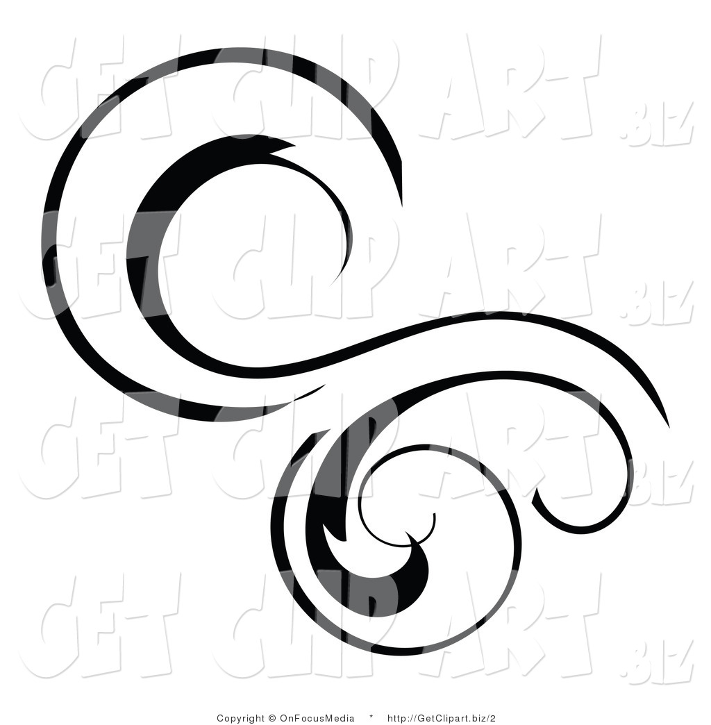 Swirls and Flourishes Clip Art