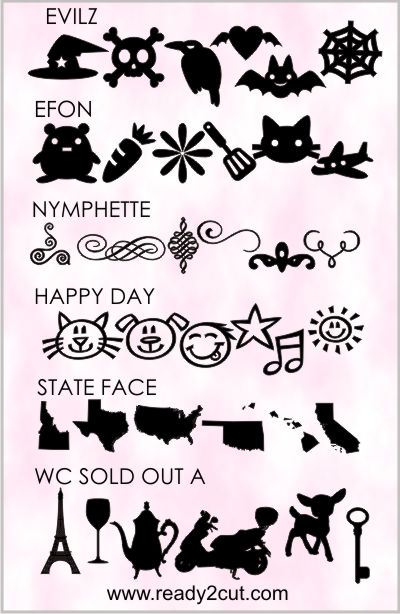 Swirly Dingbats Fonts