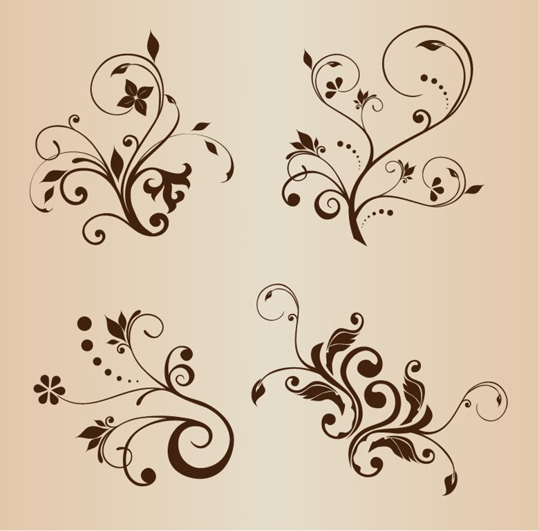 Swirly Floral Design