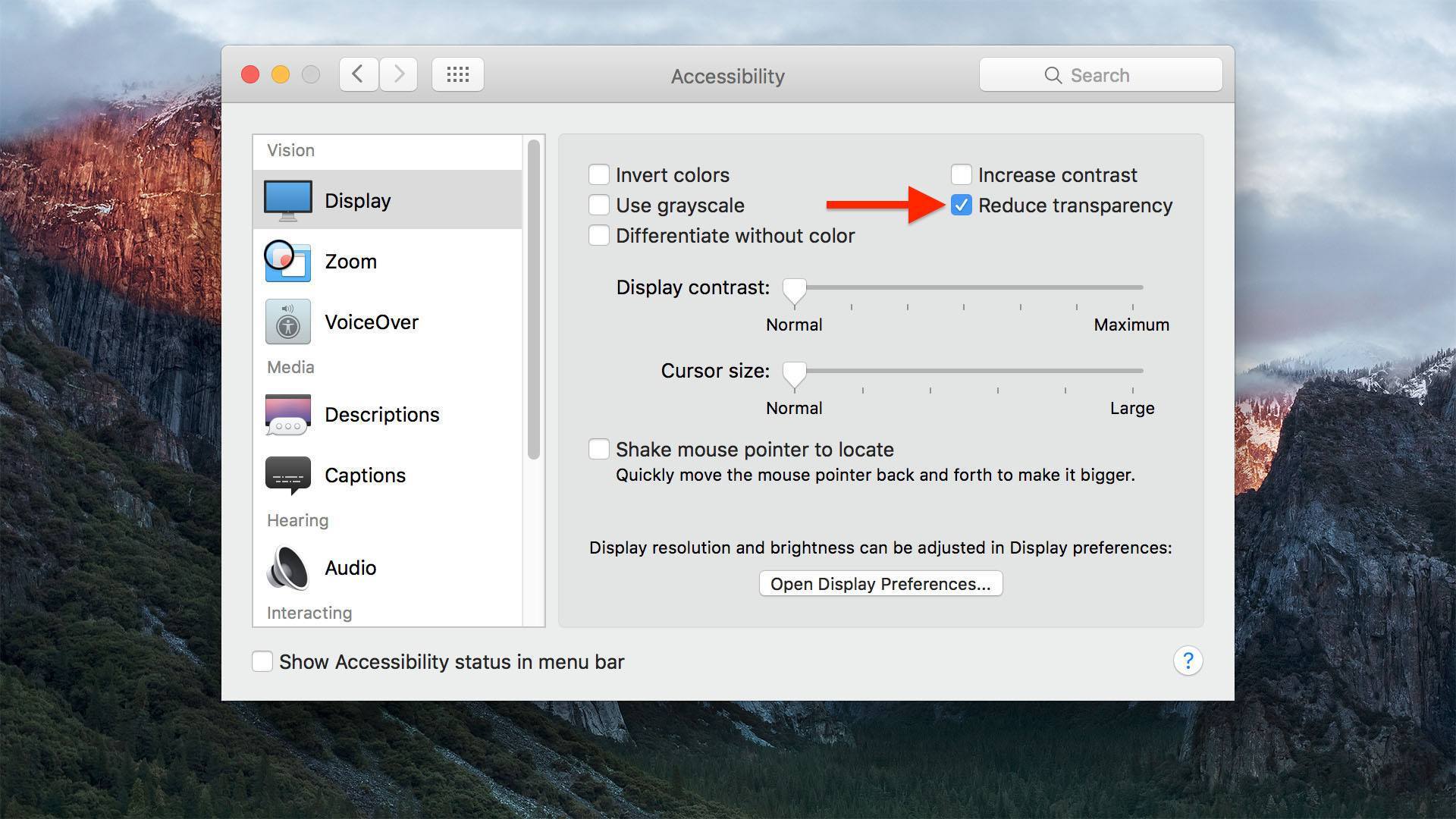 System Preferences El Capitan System Preferences El Capitan