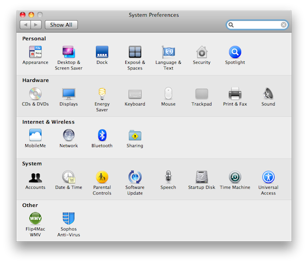 System Preferences On Mac