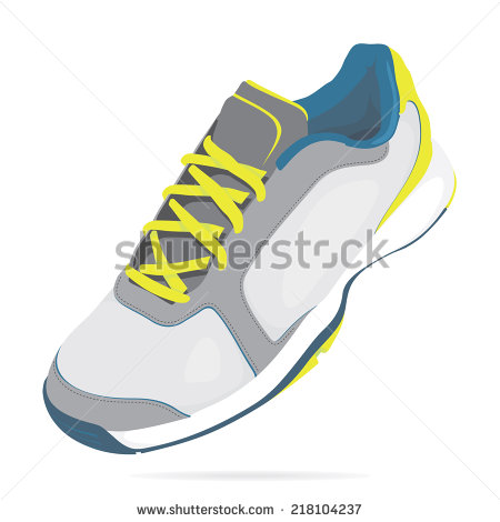 Tennis Shoe Vector Art