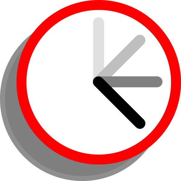 Ticking Clock Animated Clip Art