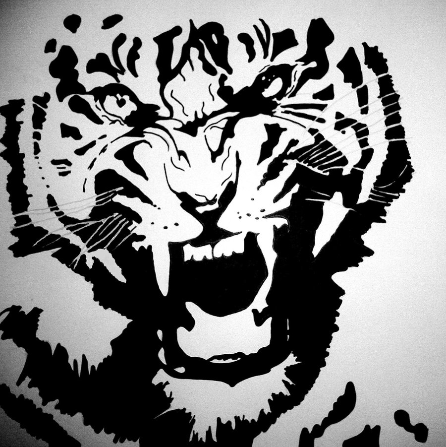 Tiger Pumpkin Stencils Printable