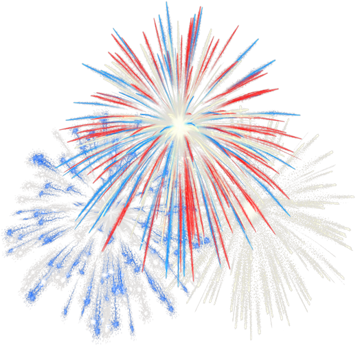 Transparent Fireworks Clip Art