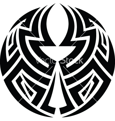 Tribal Circle Vector Tattoo