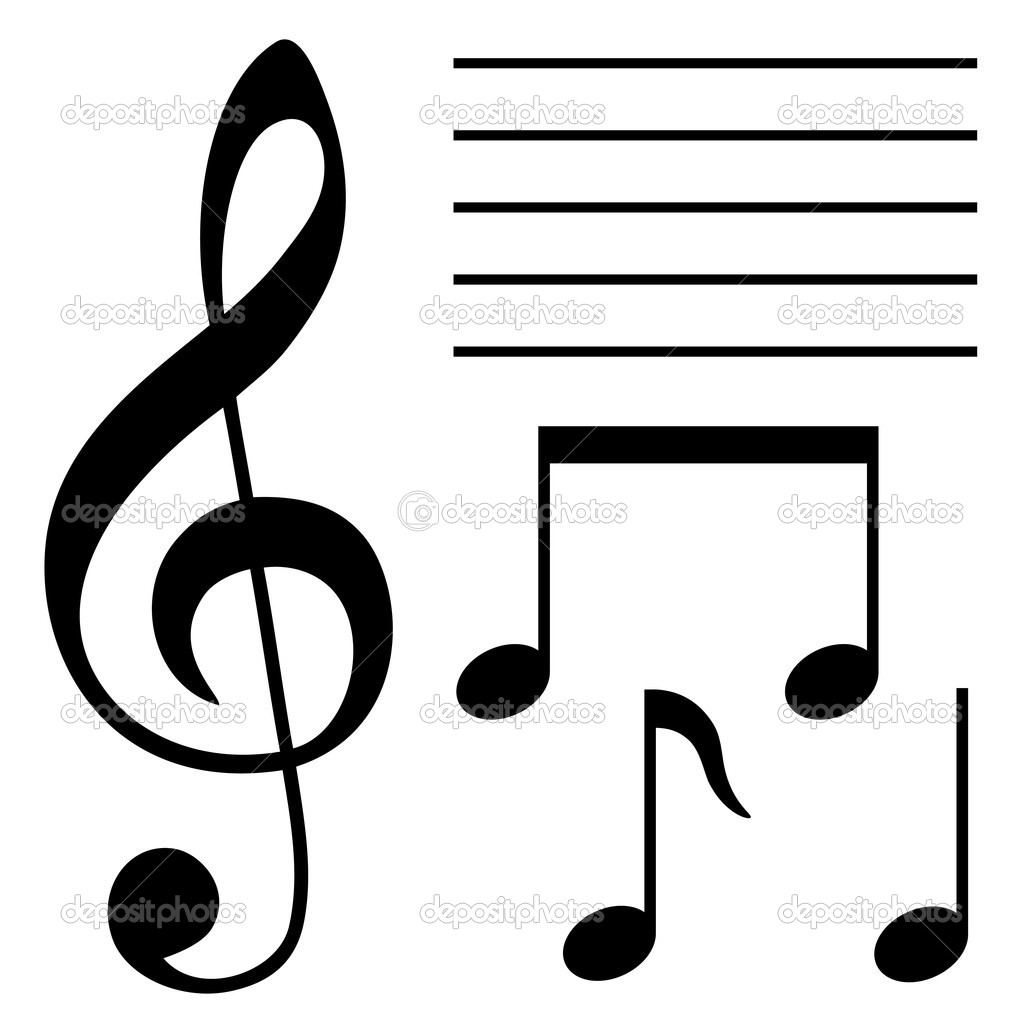 Vector Music Notes Symbols