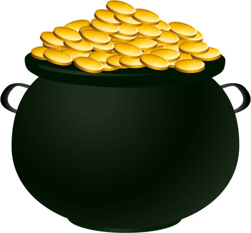 Vector Pot of Gold