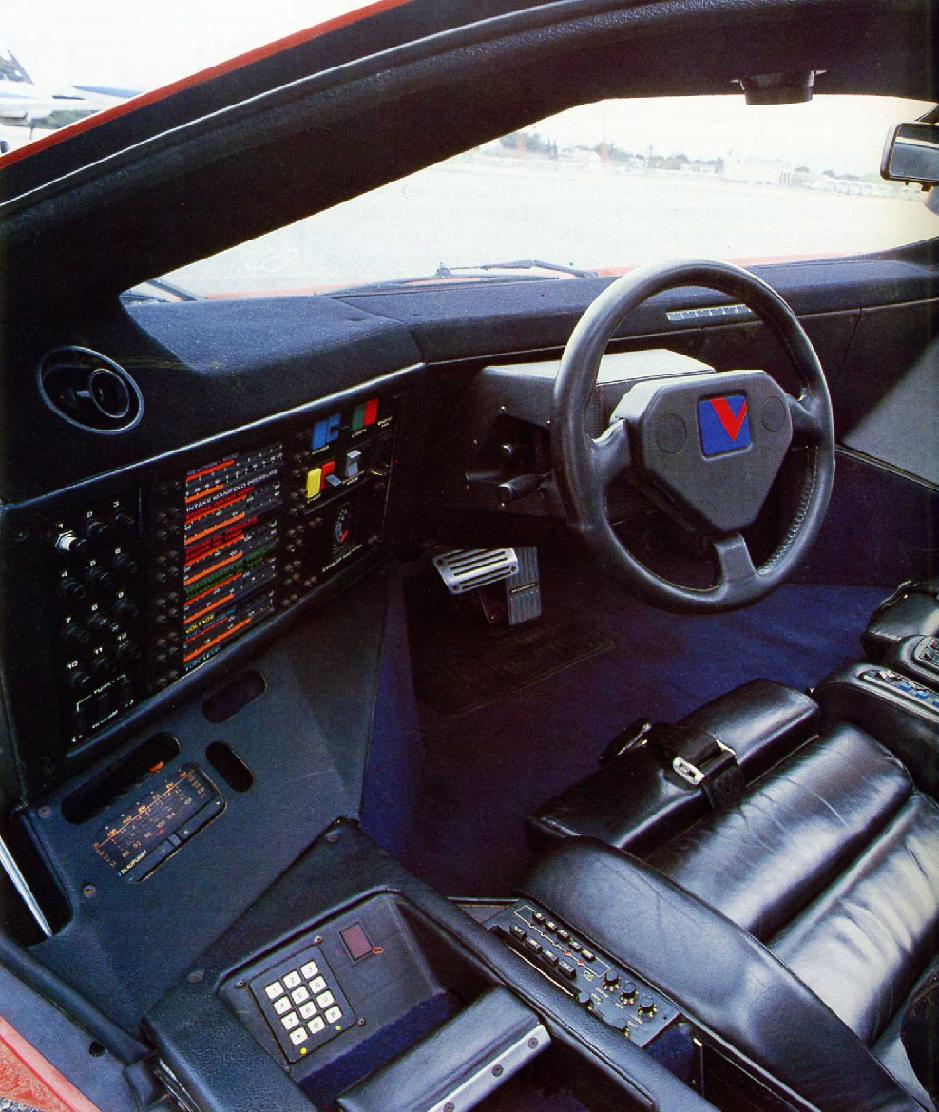 Vector W2 Twin Turbo Interior