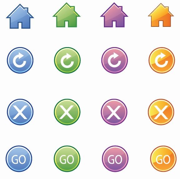 Vector Web Icons Vector Web Icons