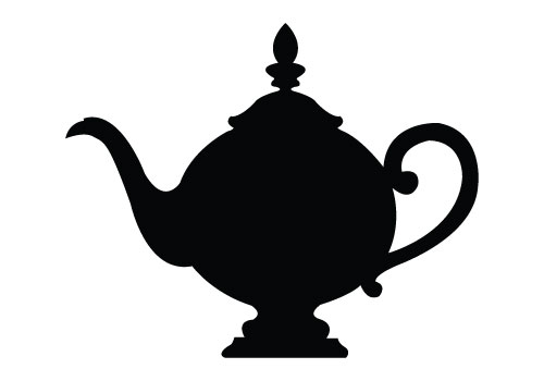 Vintage Teapot Silhouette