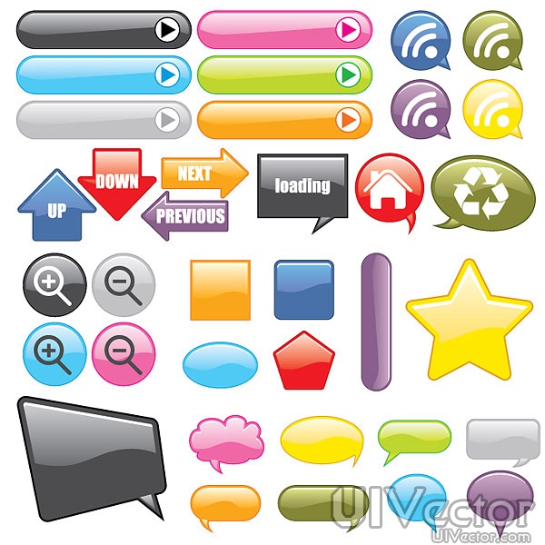 Web Buttons and Icons