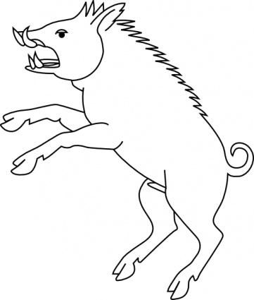 Wild Boar Clip Art Free Wild Boar Clip Art Free