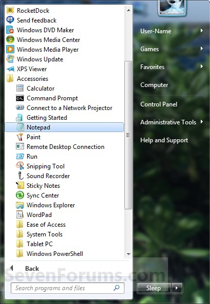 Windows 7 Start Menu Icon