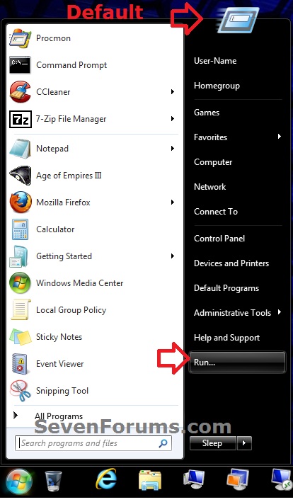 Windows 7 Start Menu Icon