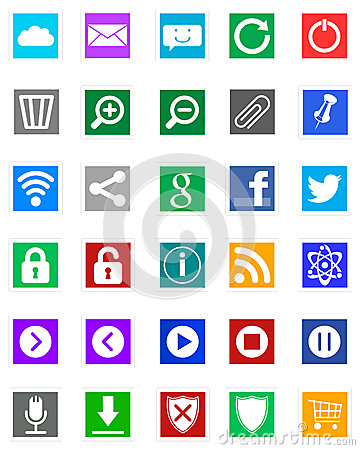 Windows 8 Metro Style Icons