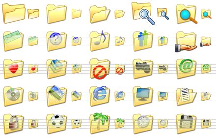 Windows XP Folder Icon 16X16 Windows XP Folder Icon 16X16
