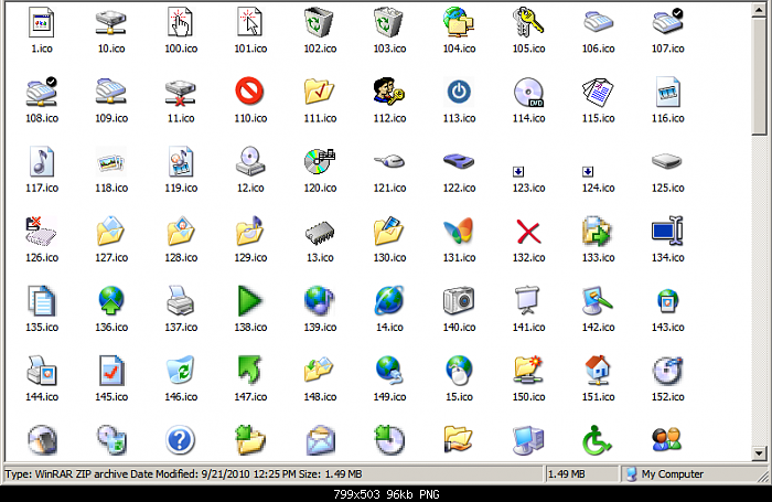 Windows XP Icons