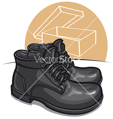5 Vector Drawing Man Shoes Images