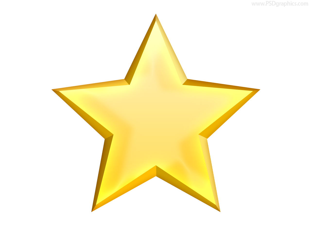 9 Yellow Star Icon Images