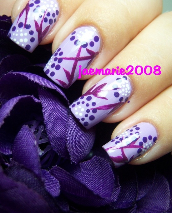 Abstract Nail Art Design