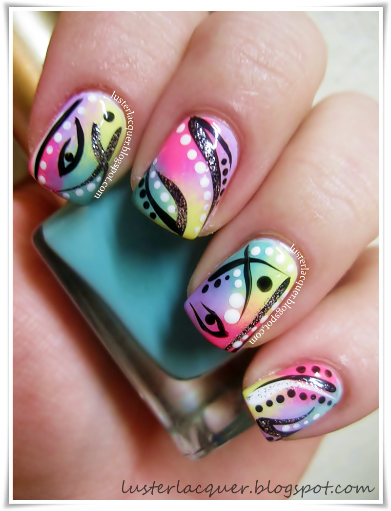 Abstract Nail Art