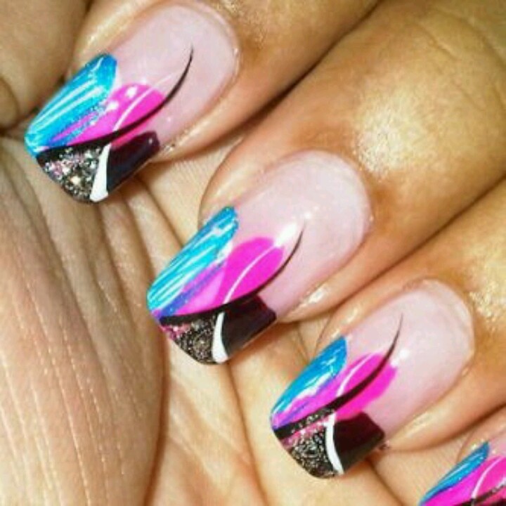 Abstract Nail Design