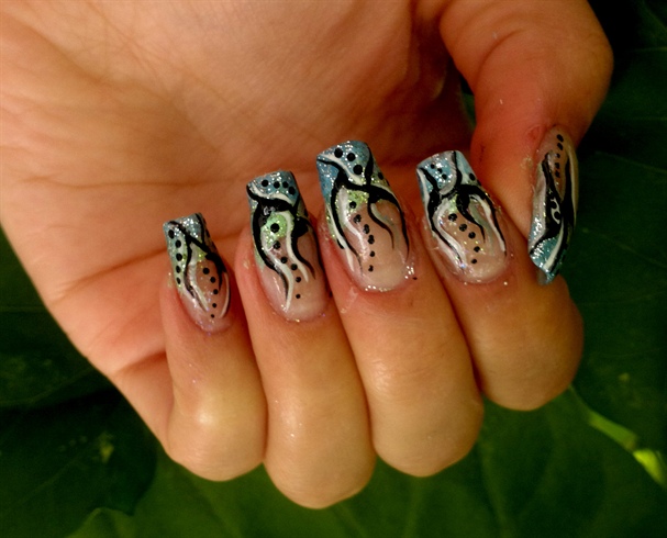 Abstract Nail Design