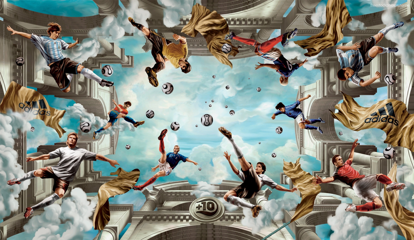 Adidas Soccer Poster Sistine Chapel
