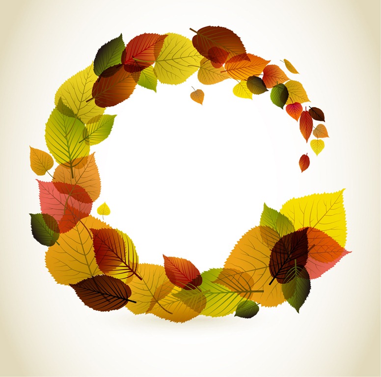 Autumn Leaves Vector Graphic