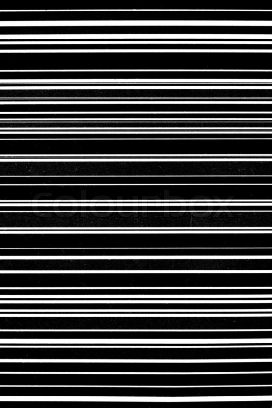 Barcode On Black Background