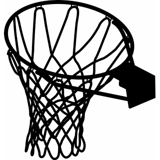 Basketball Goal Vector Clip Art