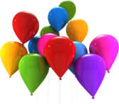 Birthday Balloons PSD