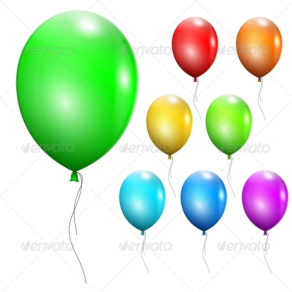 Birthday Balloons PSD Birthday Balloons PSD
