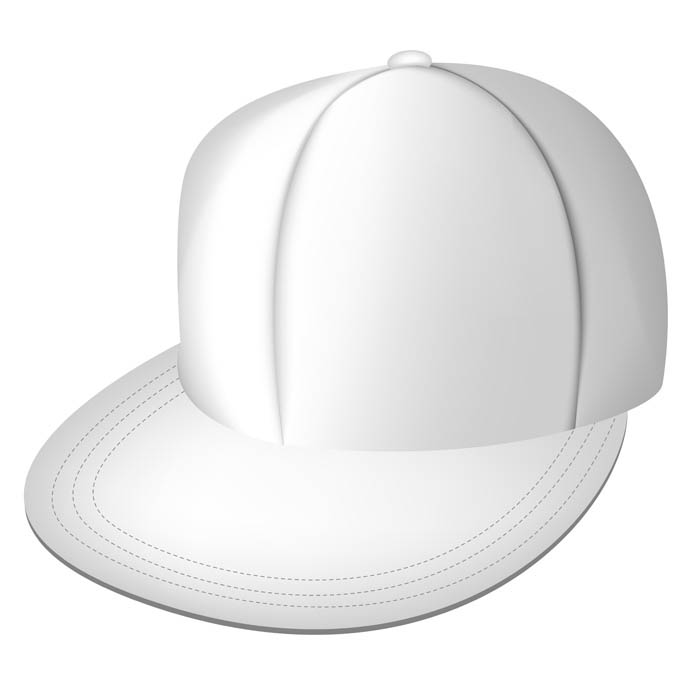 Black and White Nurse Hat Vector