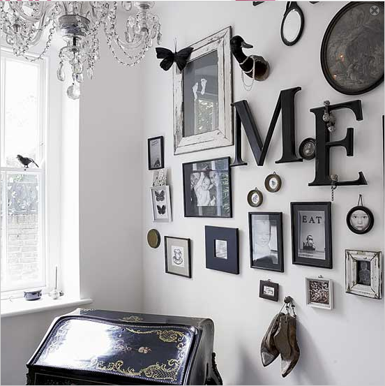 Black and White Wall Decorating Ideas Black and White Wall Decorating Ideas