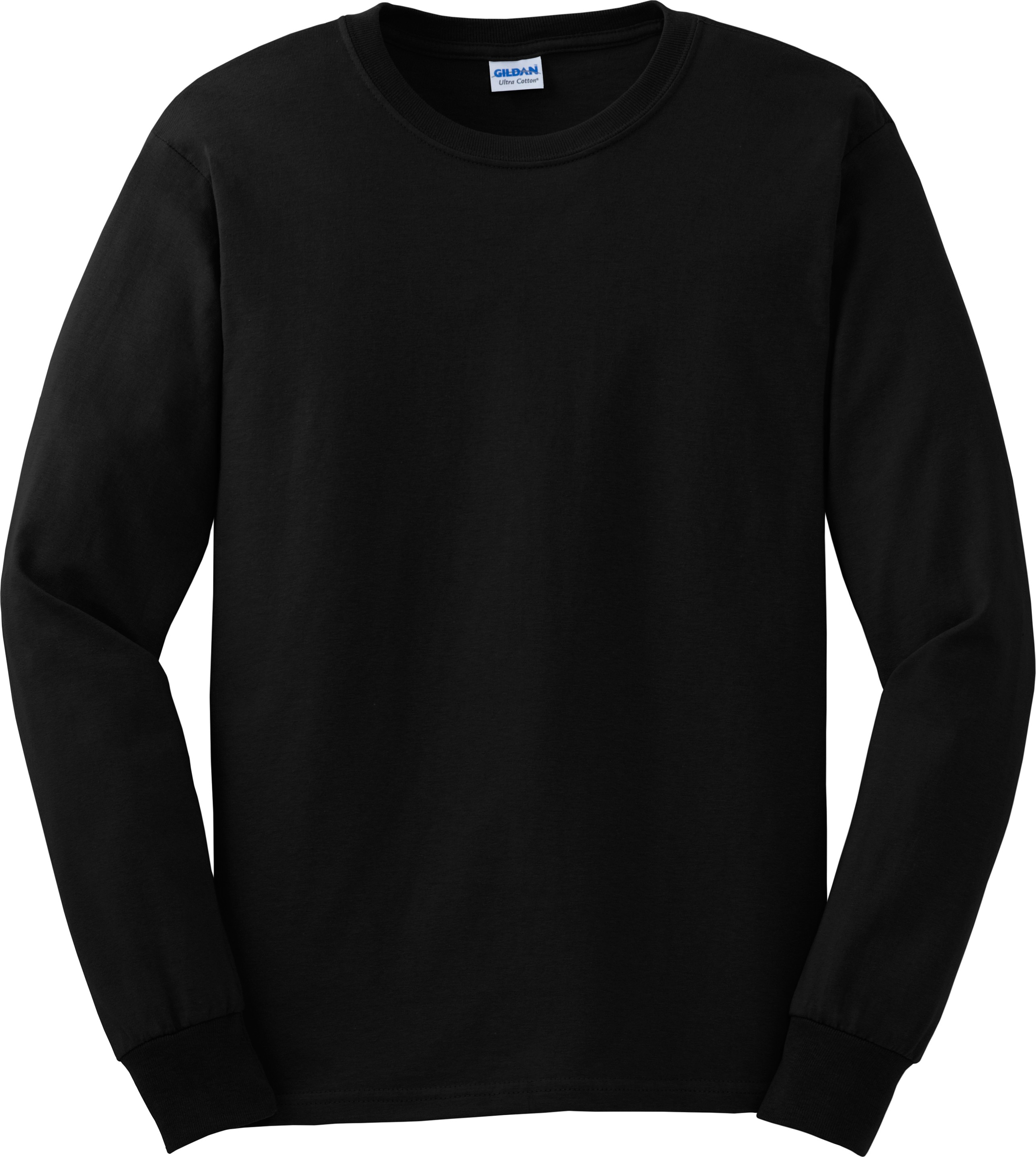 Black Long Sleeve Blank Shirt