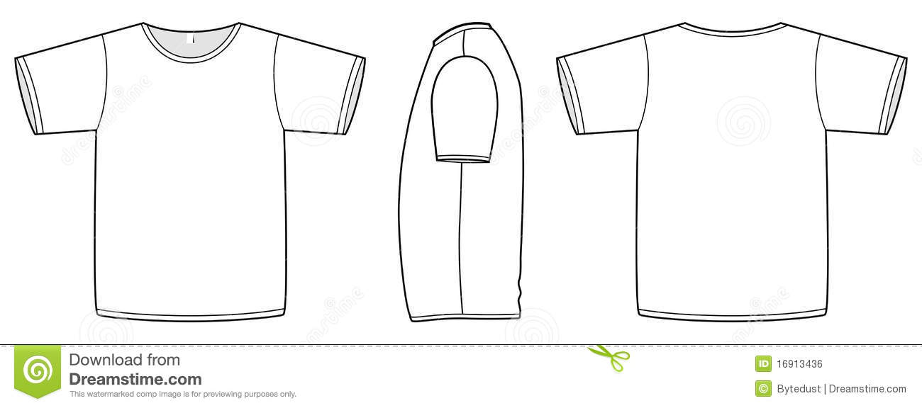 Blank Shirt Templates Vector