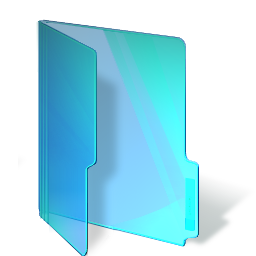 Blue Folder Icon