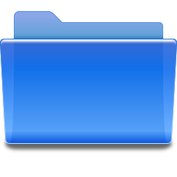 Blue Folder Icon