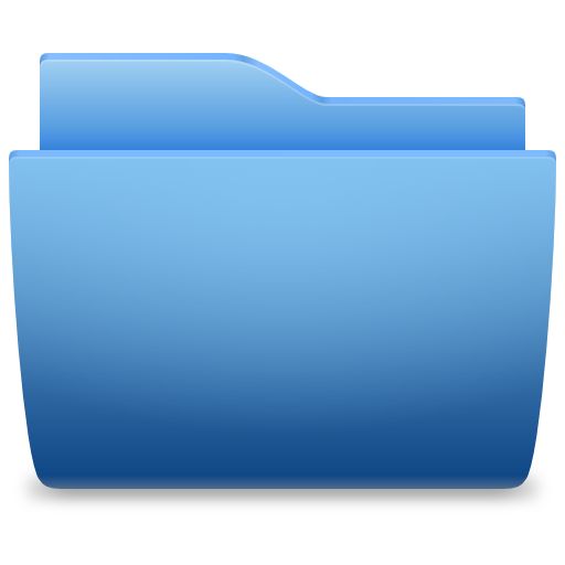 Blue Folder Icon