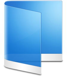 Blue Folder Icon