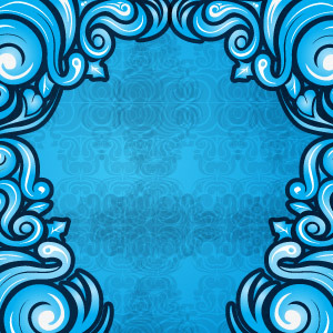 Blue Swirl Vector