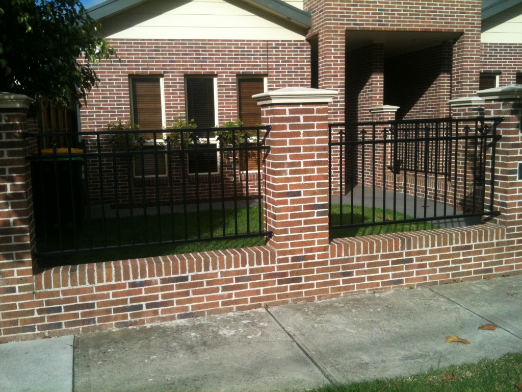 Brick Fence Designs