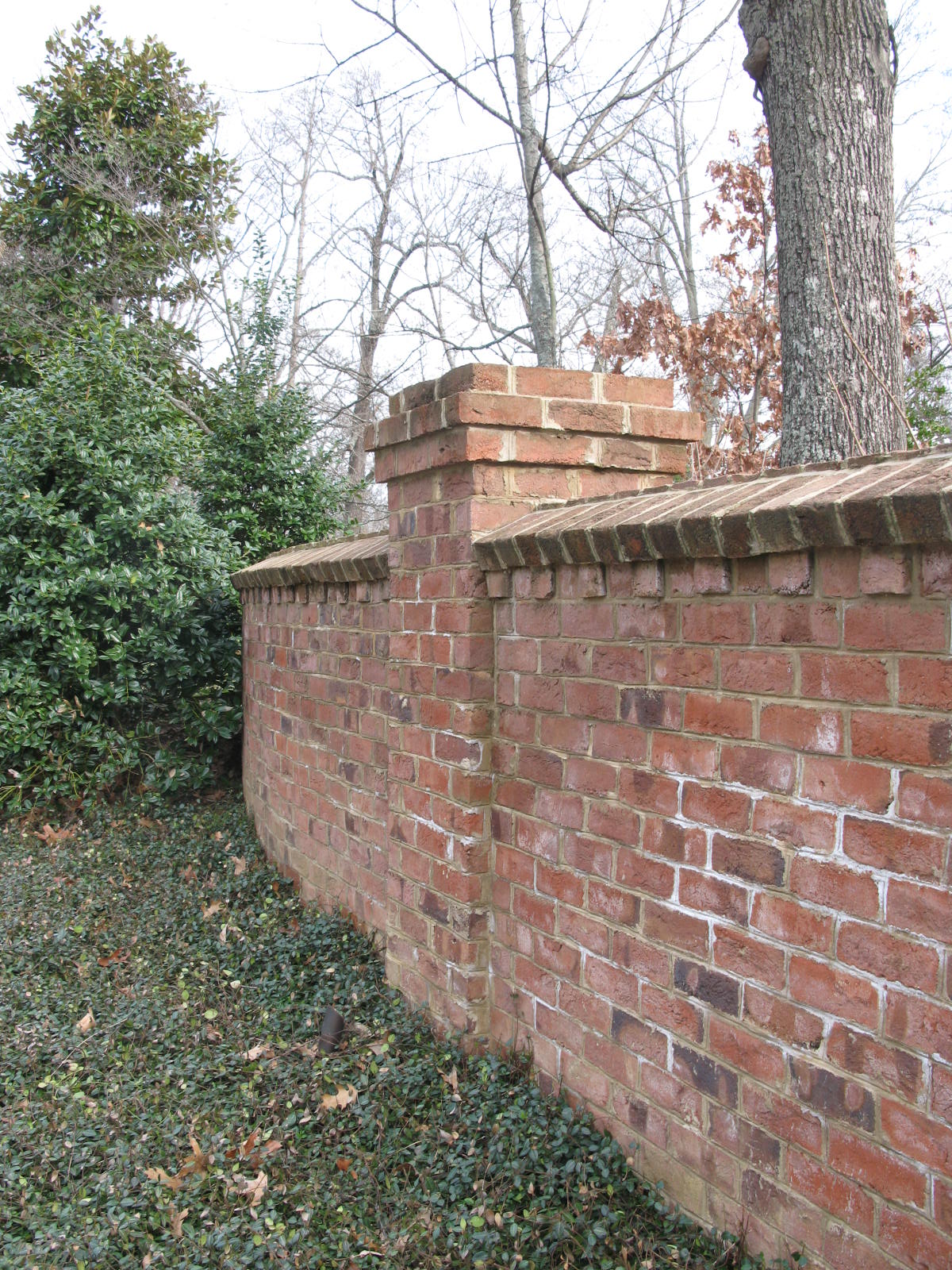 Brick Wall Fence Design