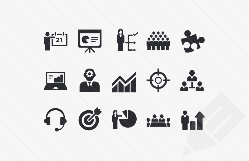 Business Icons Vector Free